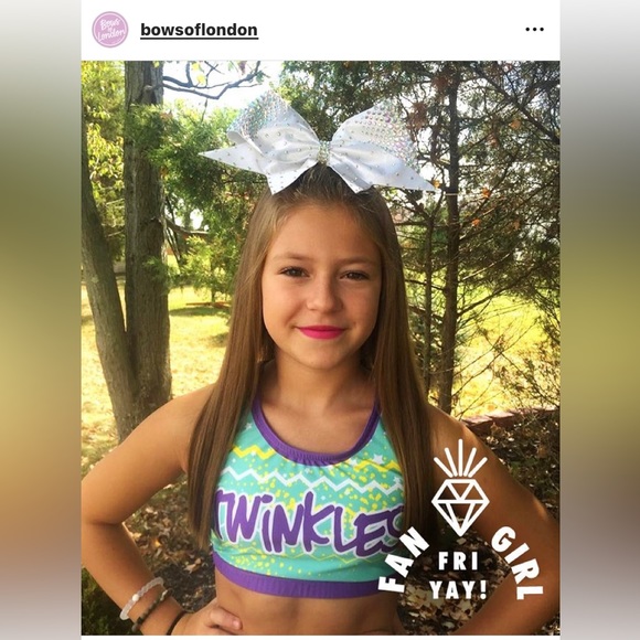 “Candy” Bows of London Cheer Bow - Picture 6 of 7